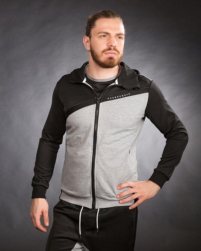 ProBroWear Classic Adv. Zipper BLACK