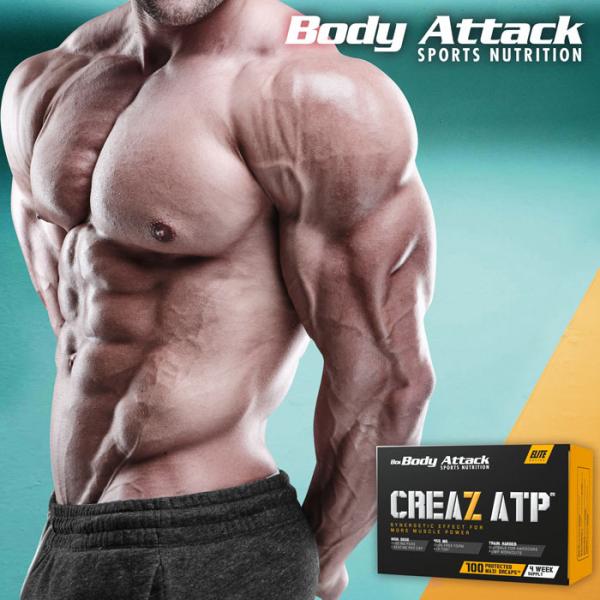 Body Attack CREAZ ATP (100 Caps)