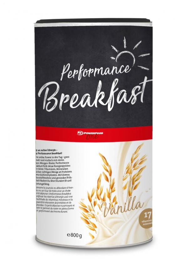 PowerFood One Performance Breakfast (800g Pappwickeldose)