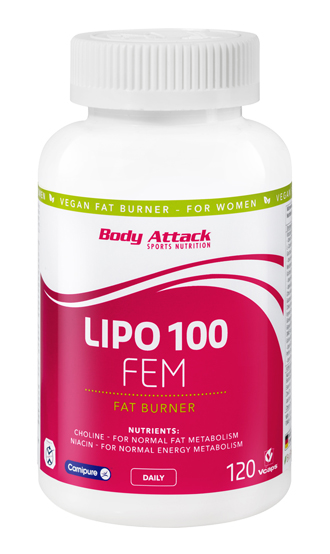 Body Attack LIPO FEM (120 Caps)