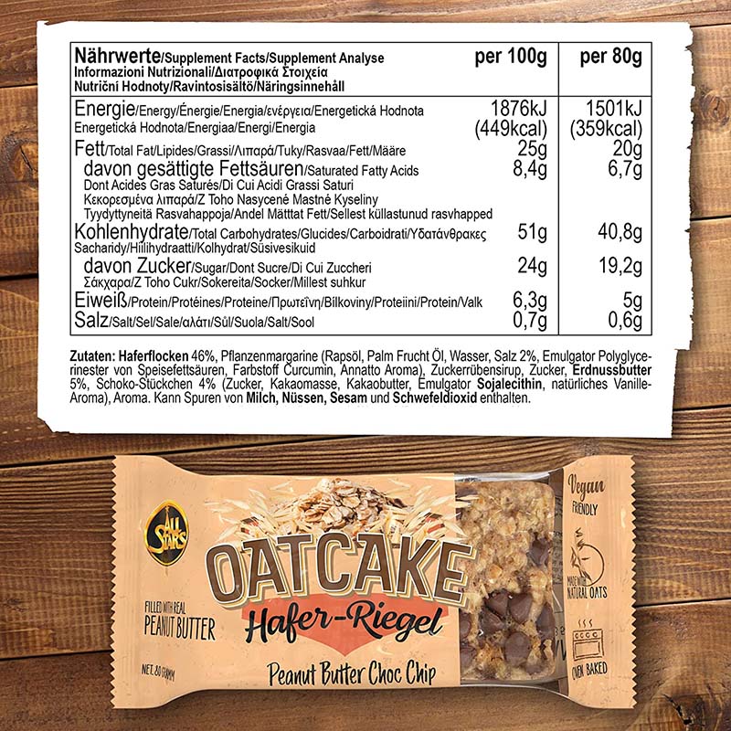 All Stars Oatcake Hafer-Riegel (80g)