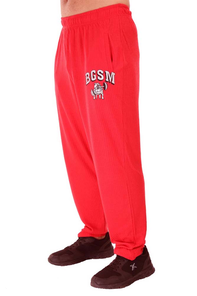 Big Sam Baggy Tracksuit Pants Red 1203