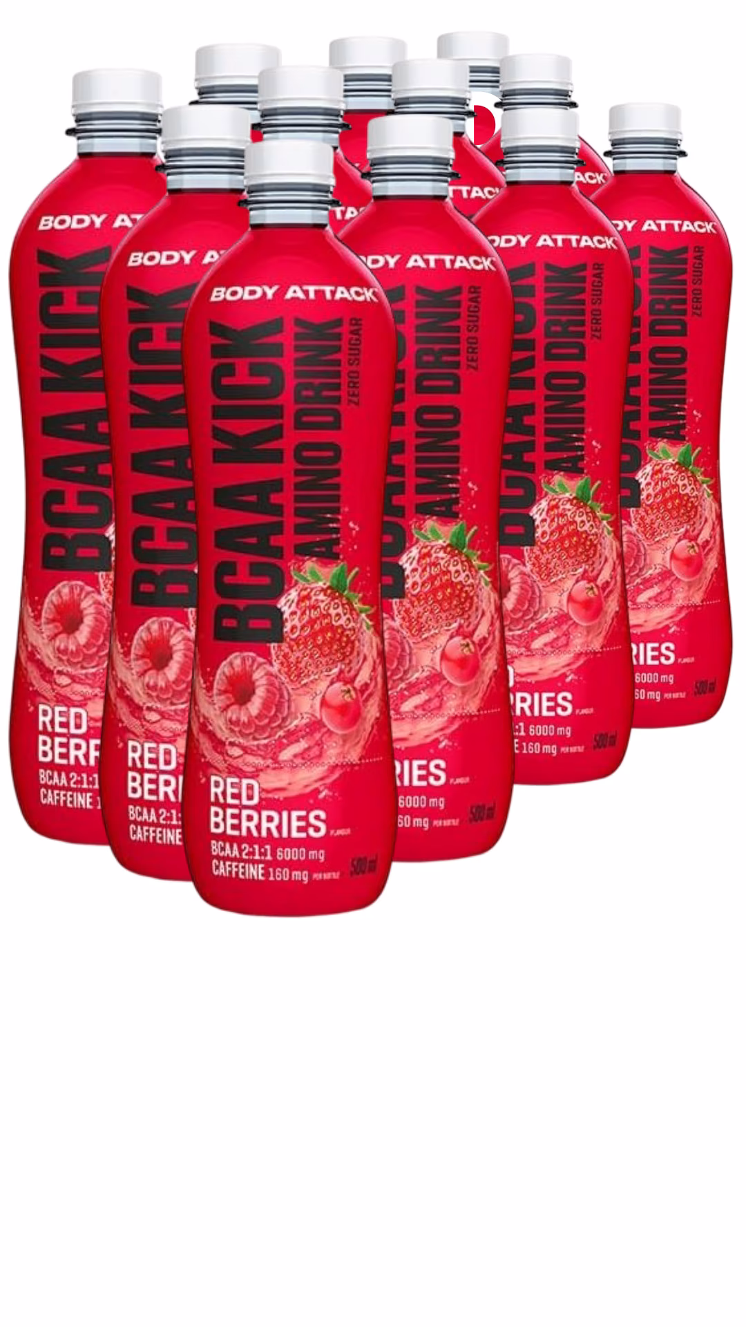 Body Attack BCAA Kick Amino Drink (12 x 500ml) Body Attack BCAA Kick Amino Drink (12 x 500ml)