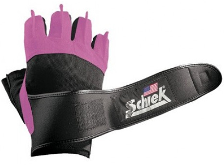 Schiek Women Gloves 540P with Wrist Wraps PINK