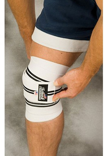 Schiek Knee Wraps Model 1178B Velcro WHITE