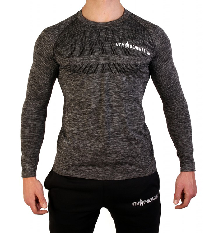 Gym Generation Seamless Long GUNMETAL