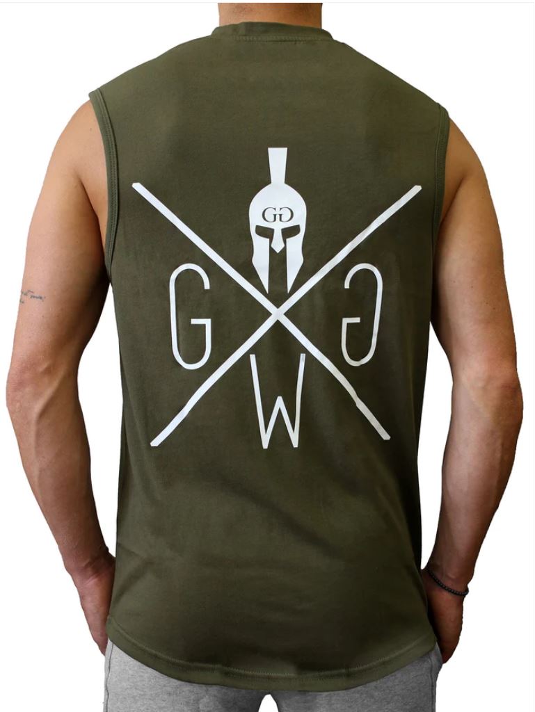 Gym Generation Pump Cover Tank - olive