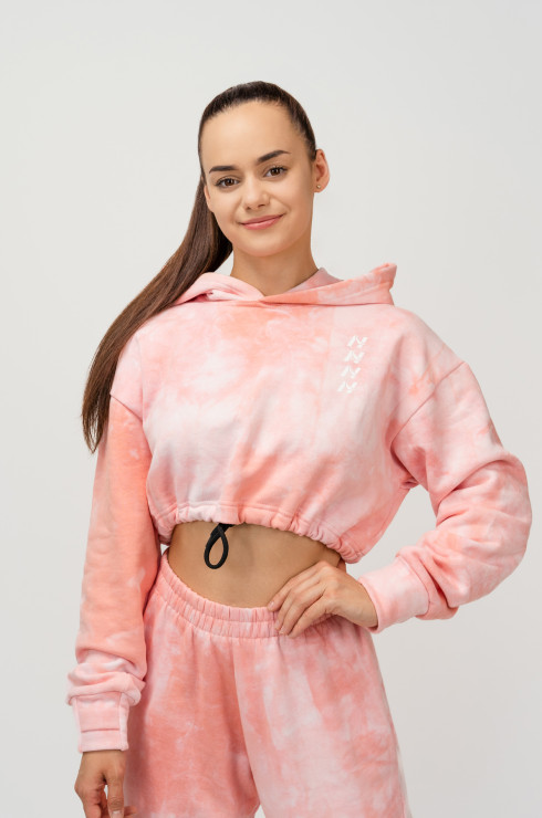 Nebbia Re-fresh Women's Crop Hoodie 591 pink