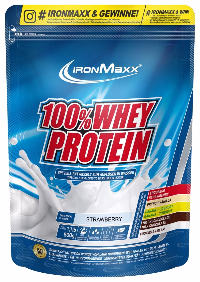 IronMaxx 100% Whey Protein (500g Beutel) IronMaxx 100% Whey Protein (500g Beutel)