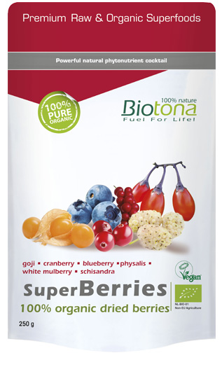 Biotona Superberries 100% Organic (250g Beutel)