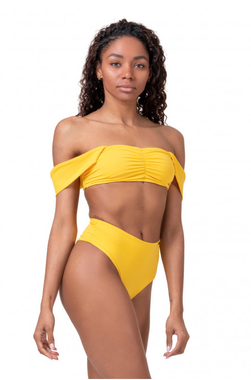 Nebbia Miami Retro Bikini Top 553 Yellow