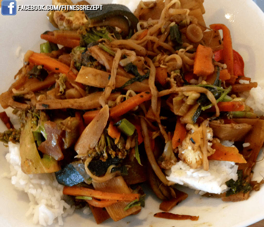 Vegetarischer Asia Wok