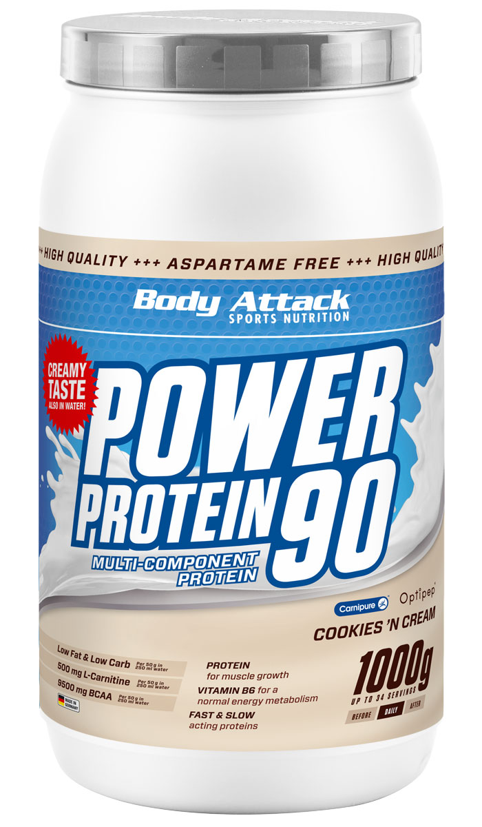 Body Attack New Power Protein 90 (1000g Dose)
