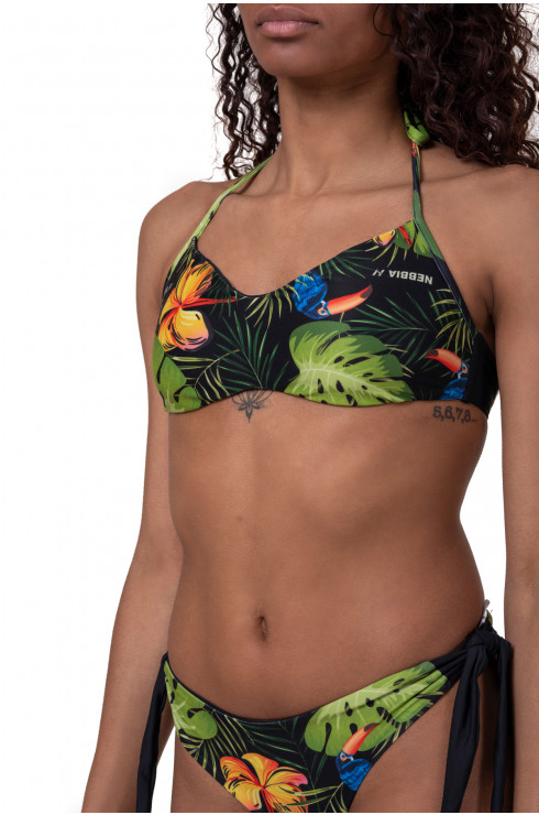 Nebbia Earth Powered Bikini Top 556 Jungle Green