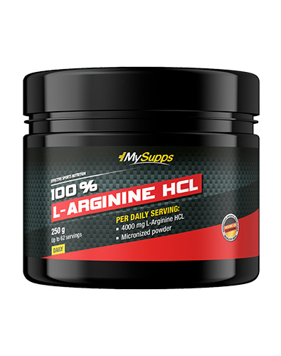 MySupps 100% L-Arginine HCL (250g Dose)