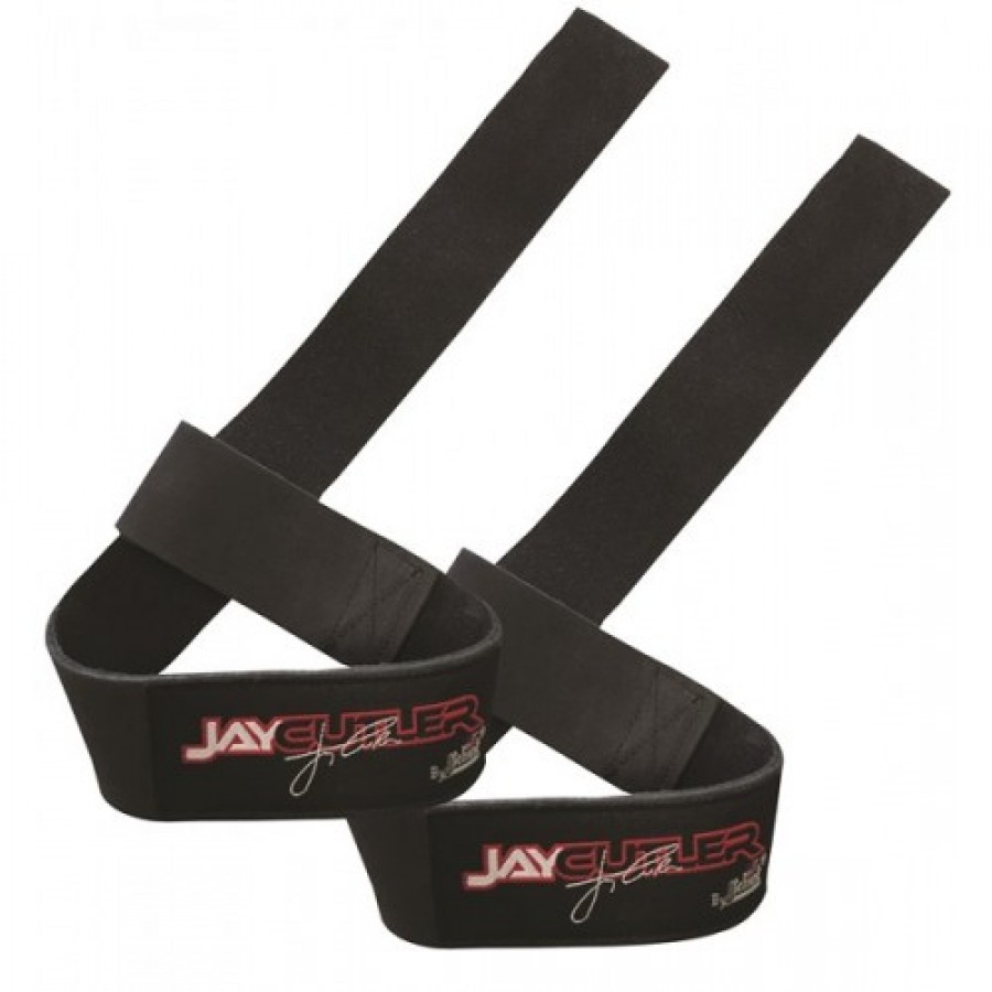 Schiek Jay Cutler Signature Leather Lifting Straps Model 1000-LLS BLACK