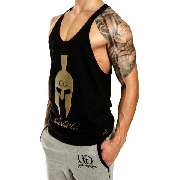 Gym Generation Veni Vidi Vici Stringer SCHWARZ