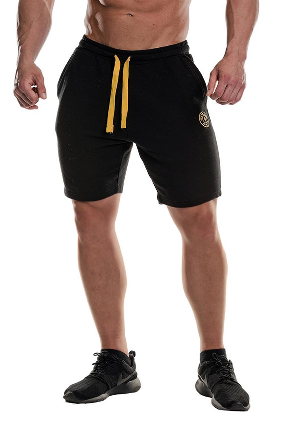 Golds Gym Logo Sweat Shorts Black