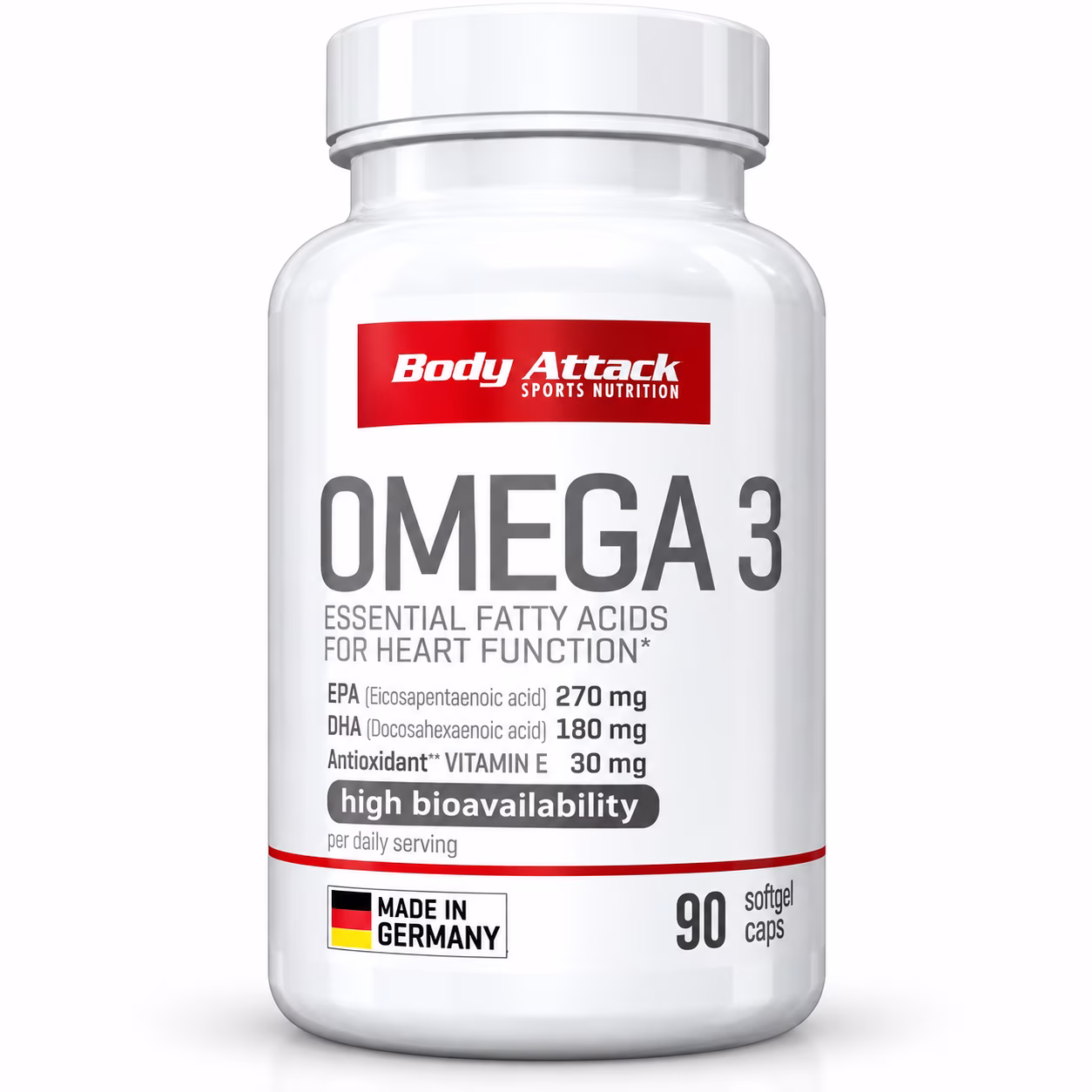 Body Attack Omega 3 (90 Caps) Body Attack Omega 3 (90 Caps)