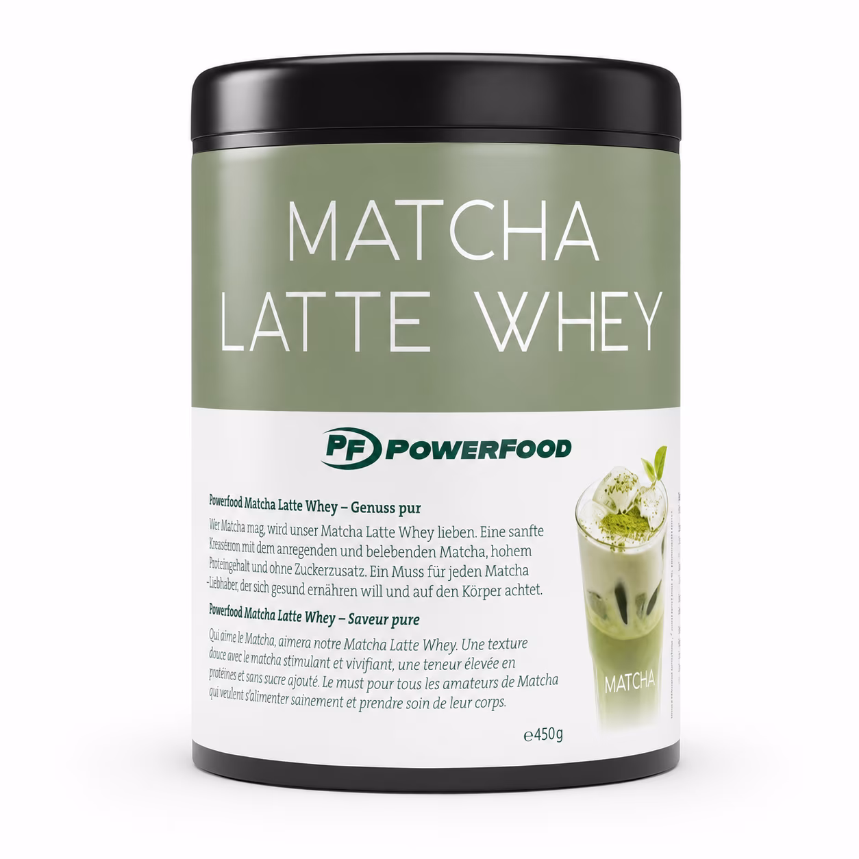 PowerFood Matcha Latte Whey (450g Dose) PowerFood Matcha Latte Whey (450g Dose)
