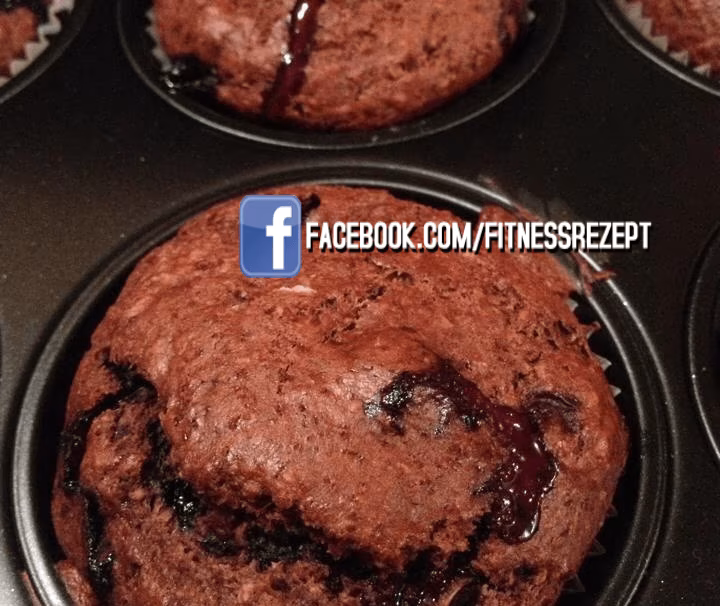 Bananen-Blaubeermuffins