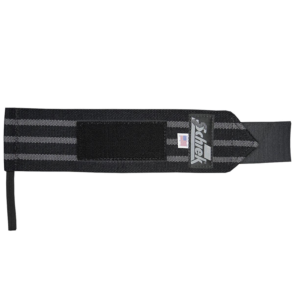 Schiek Wrist Wraps Model 1118S Black/Silver 18"