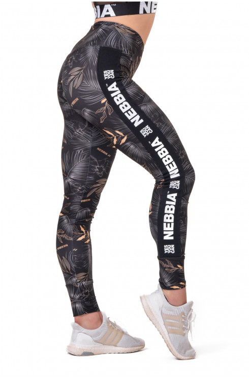 Nebbia High-Waist Performance Leggings 567 Volcanic Black