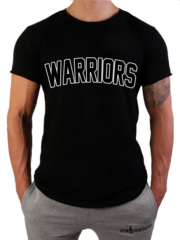 Gym Generation Warriors College T-Shirt Schwarz