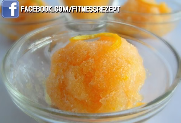 Protein Orangensorbet Protein Orangensorbet