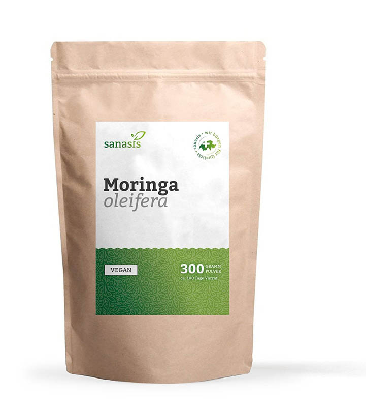 Sanasis BIO Moringa Pulver (300g Beutel)