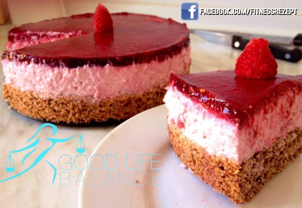 Himbeer Fitness Torte