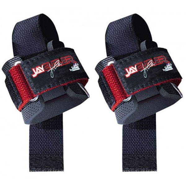 Schiek Jay Cutler Signature Power Lifting Straps Model 1000-PLS RED