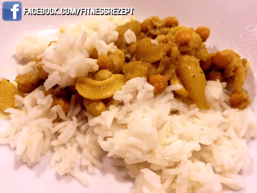Kichererbsen-Cashew-Curry