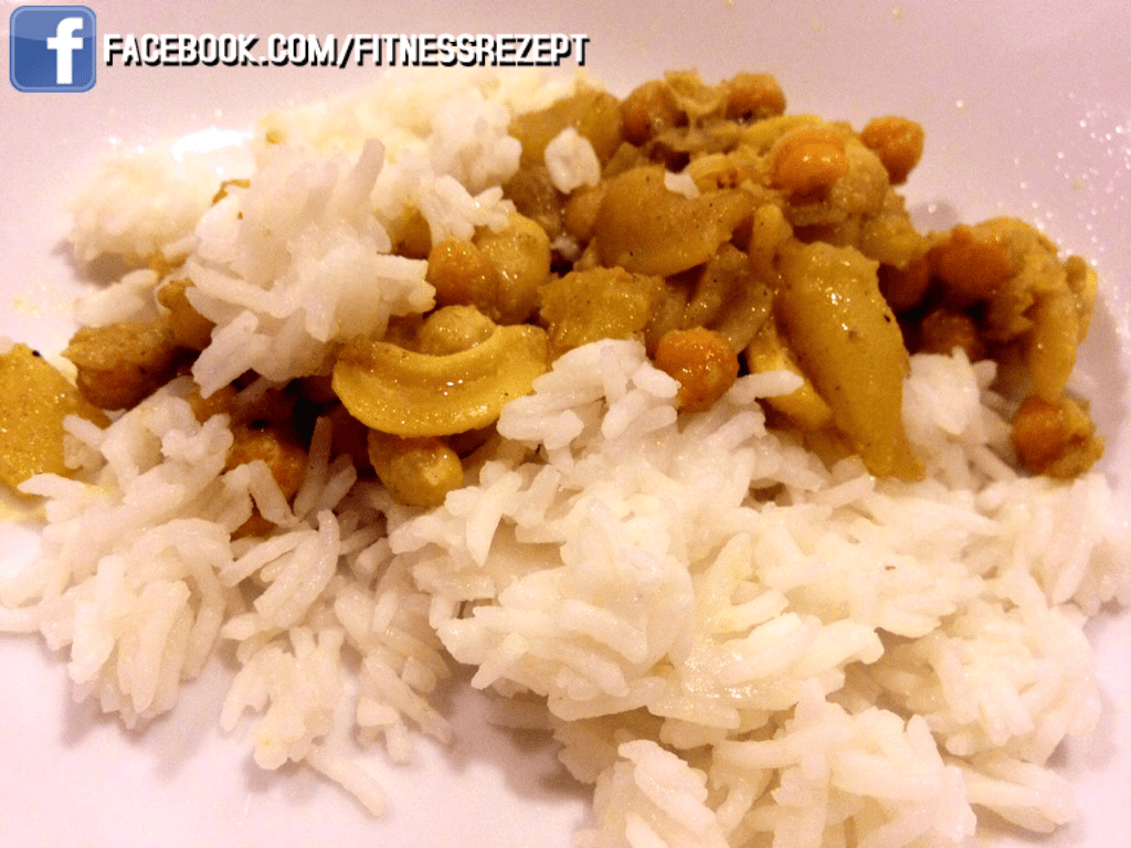 Kichererbsen-Cashew-Curry