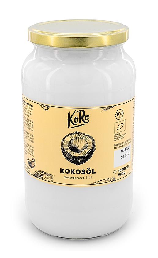 KoRo Bio Kokosöl Desodoriert (1000ml)