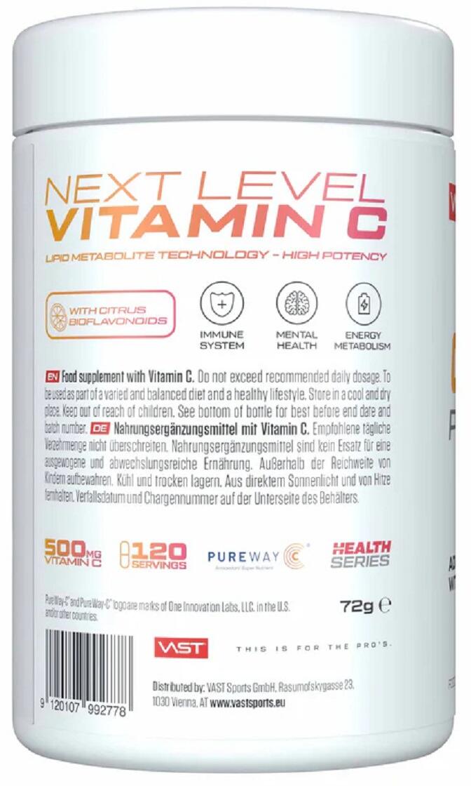 VAST C500 Vitamin C-Complex (120 Caps)