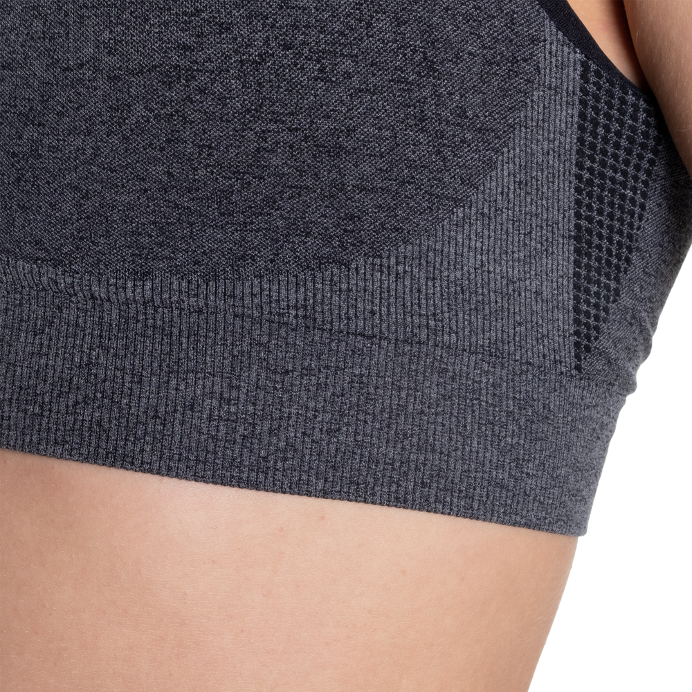 Better Bodies Curve Scrunch Bra - Black Melange