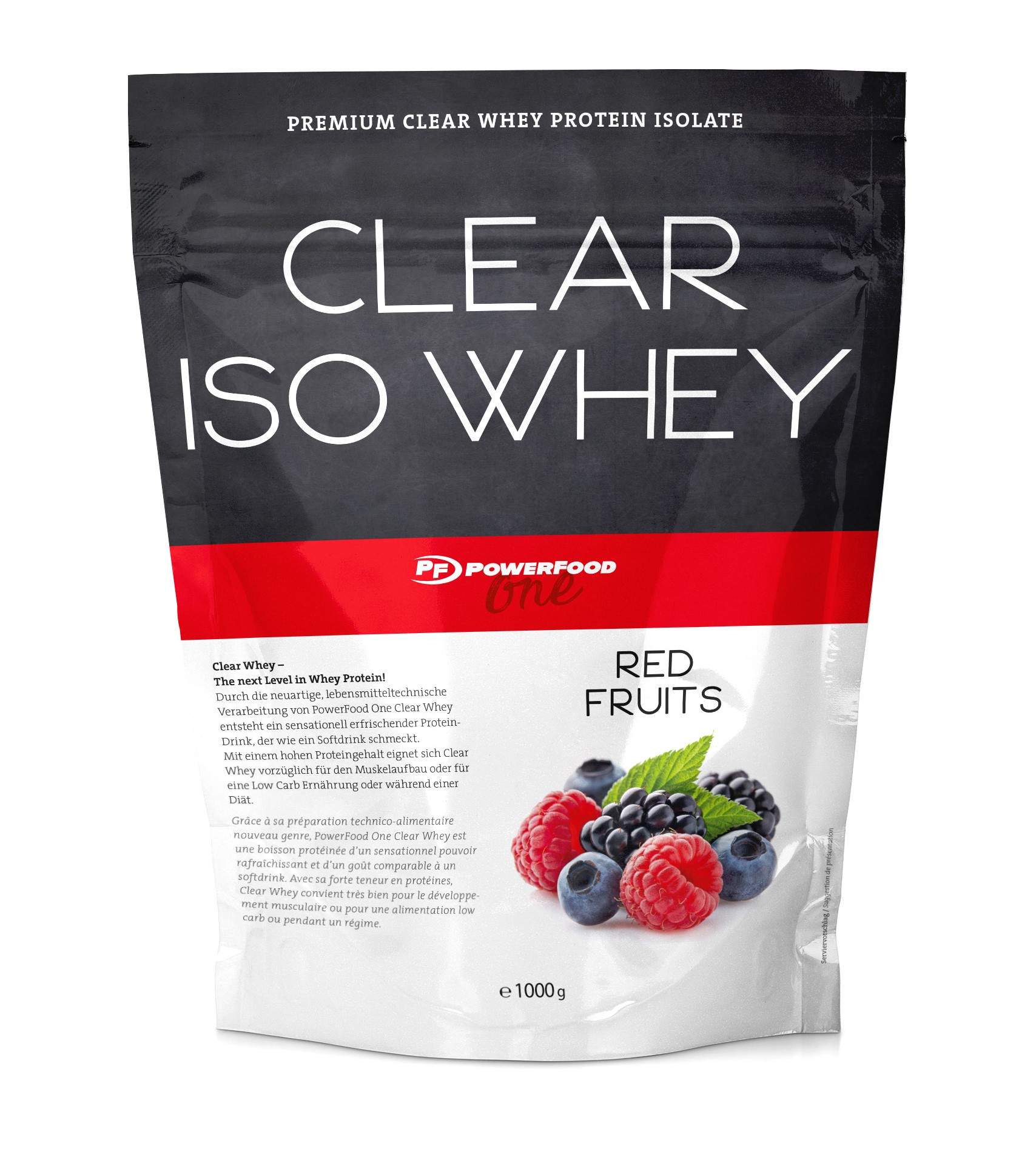 PowerFood One Clear Iso Whey (1000G Beutel)