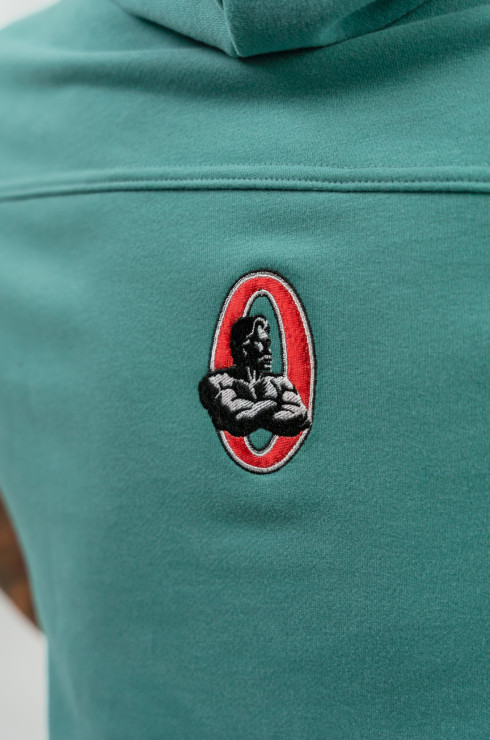 Nebbia Hooded T-Shirt Gym Rag top Champion 706 - green