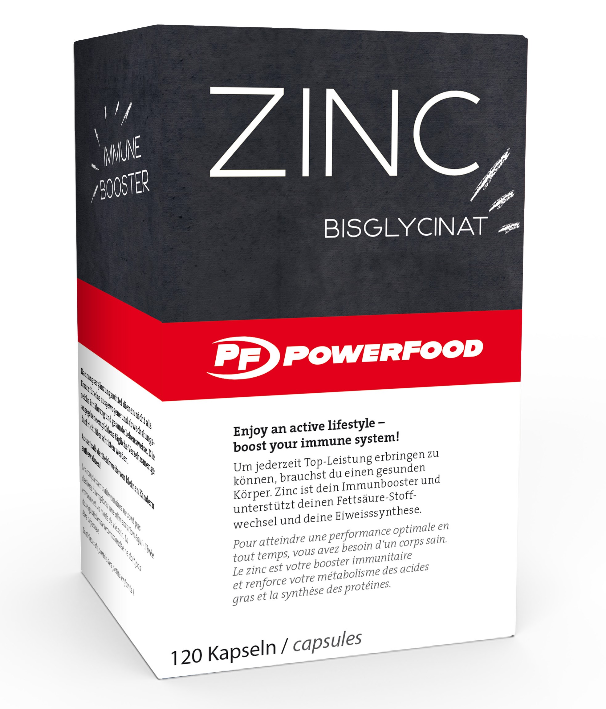 PowerFood Zinc Bisglycinat (120 Caps)