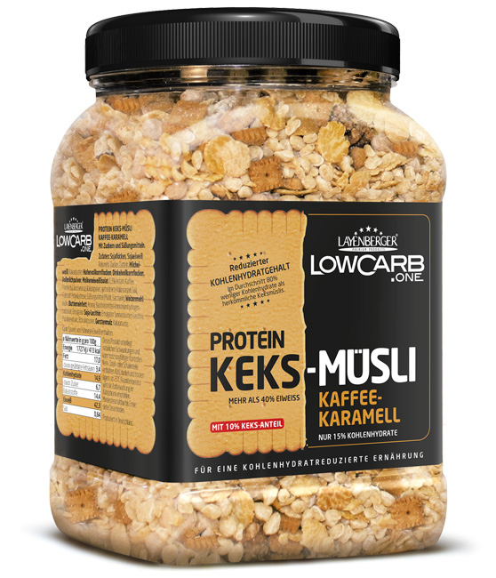 Layenberger Protein Keks Müsli (530g Dose)