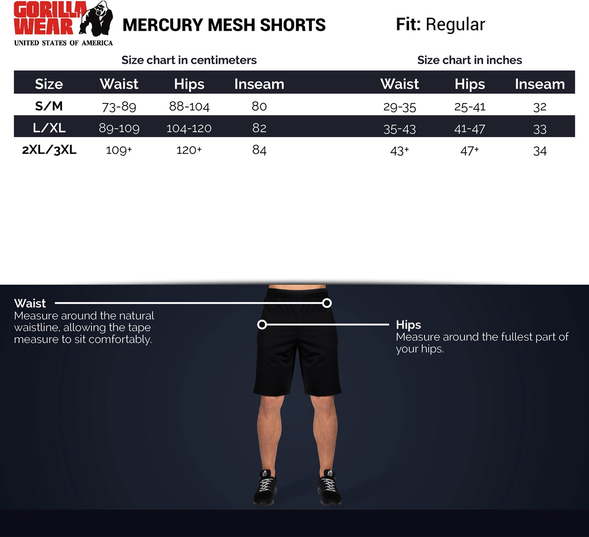 Gorilla Wear Mercury Mesh Shorts Black