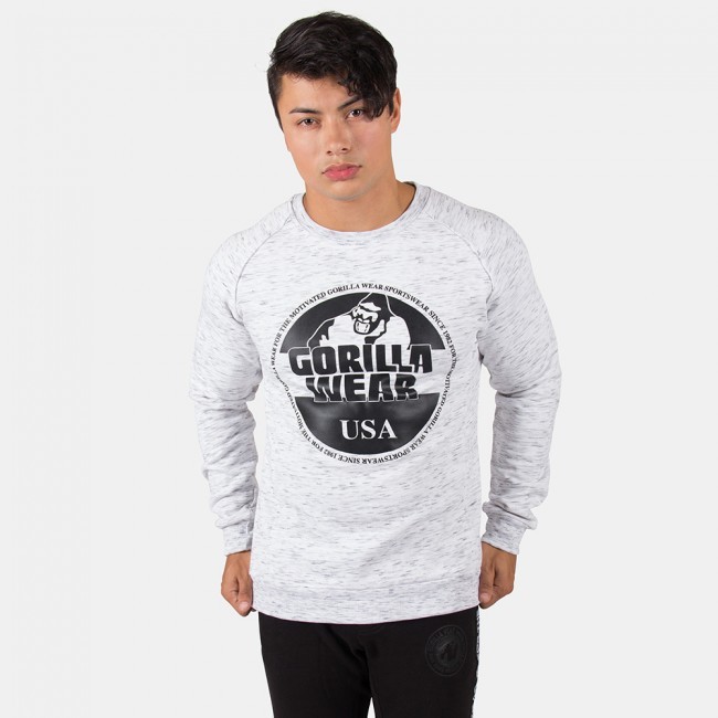 Gorilla Wear Bloomington Crewneck Sweatshirt Mixed Grey