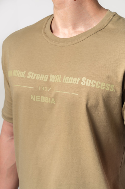 Nebbia Muscle Fit T-Shirt Flexin 358 - green