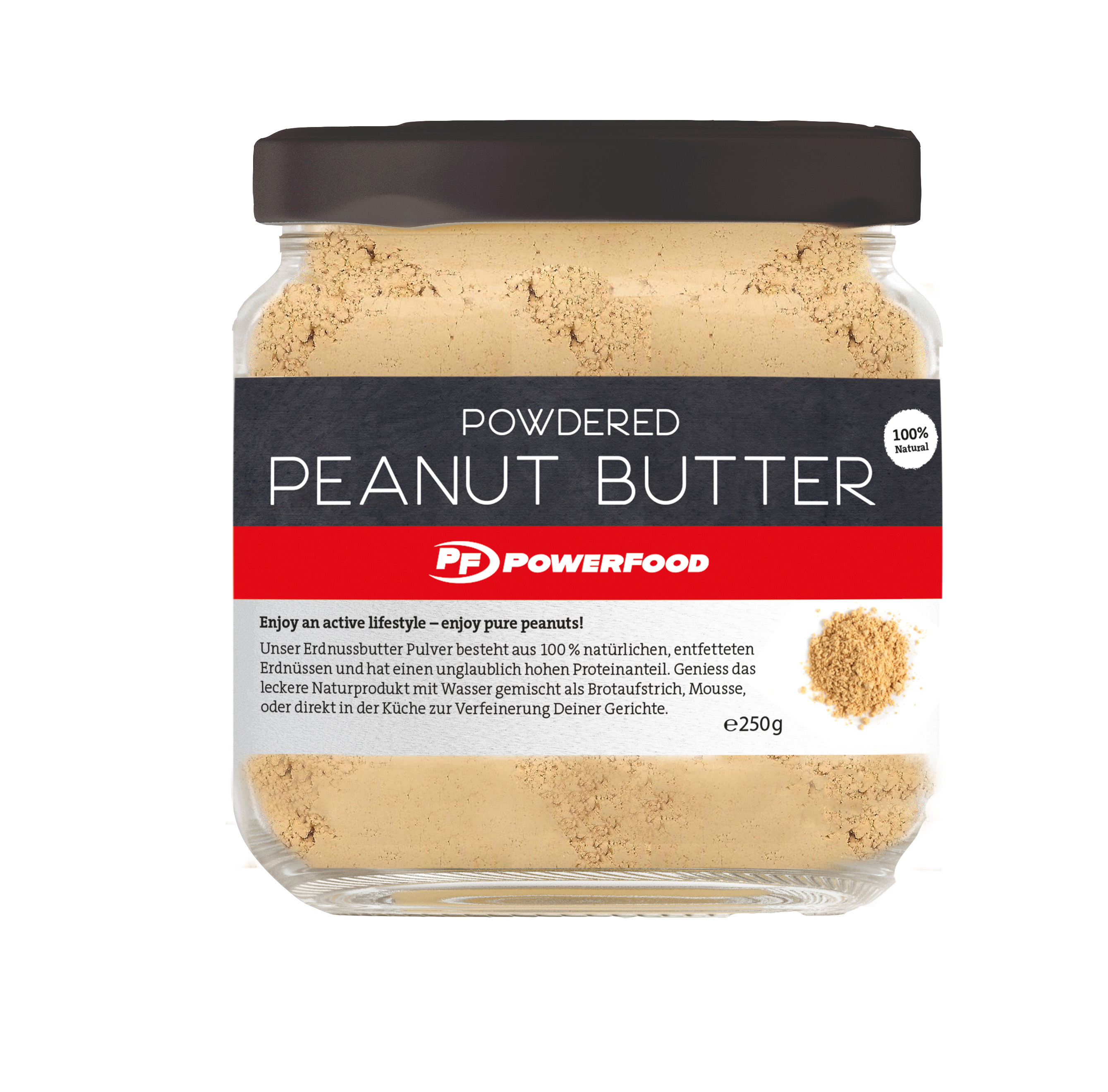 PowerFood Powdered Peanut Butter (250g Dose) 
