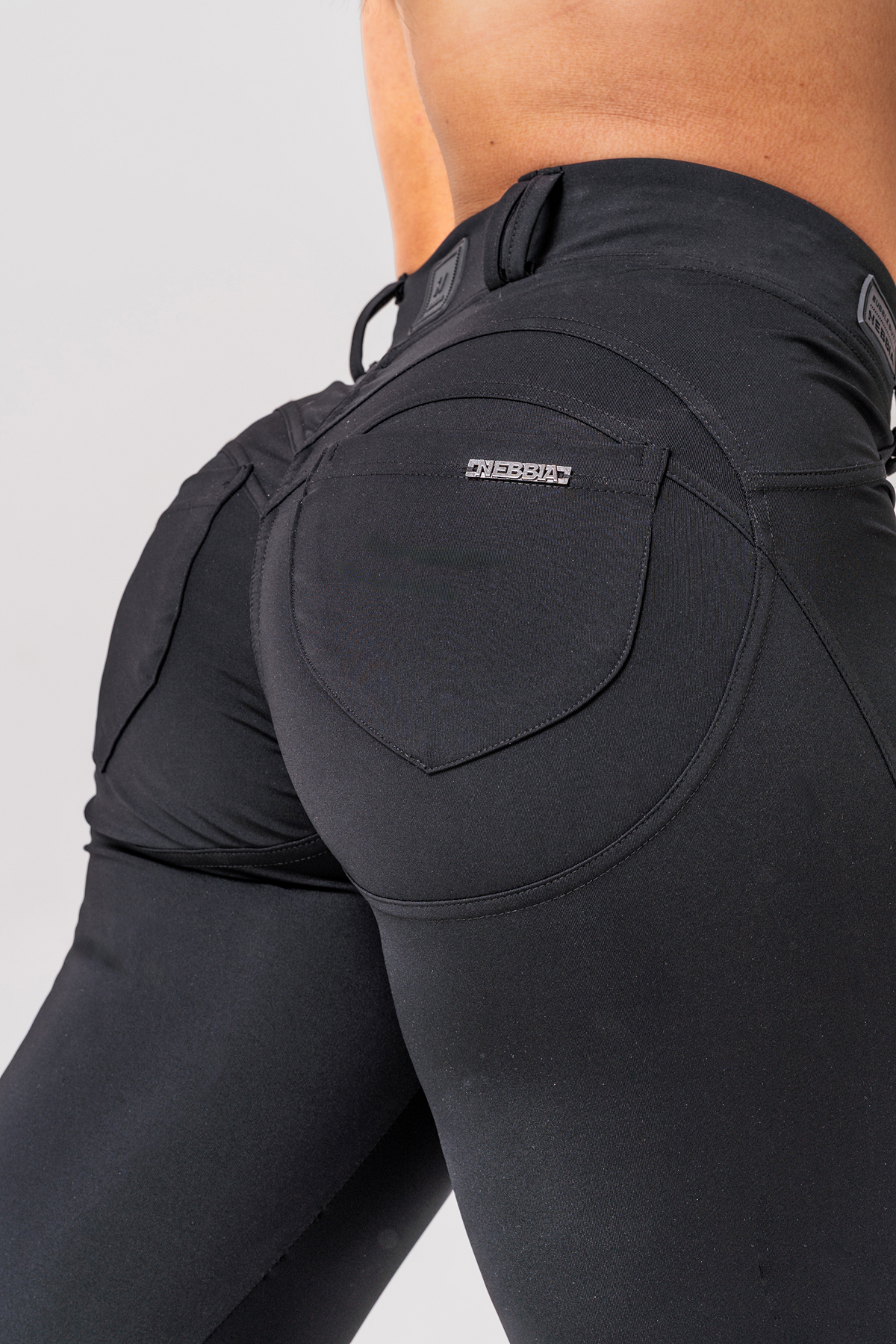 Nebbia Bubble Butt Pants 2.0 Maximum Push-Up - schwarz