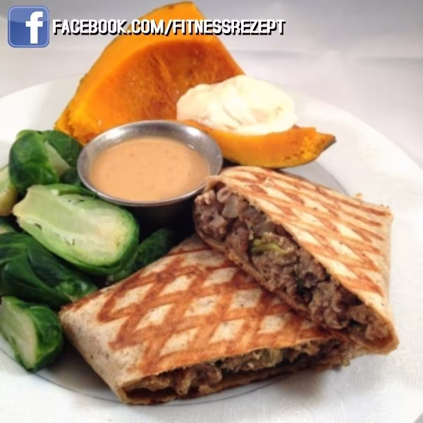 Puten-Spinat Wrap Puten-Spinat Wrap