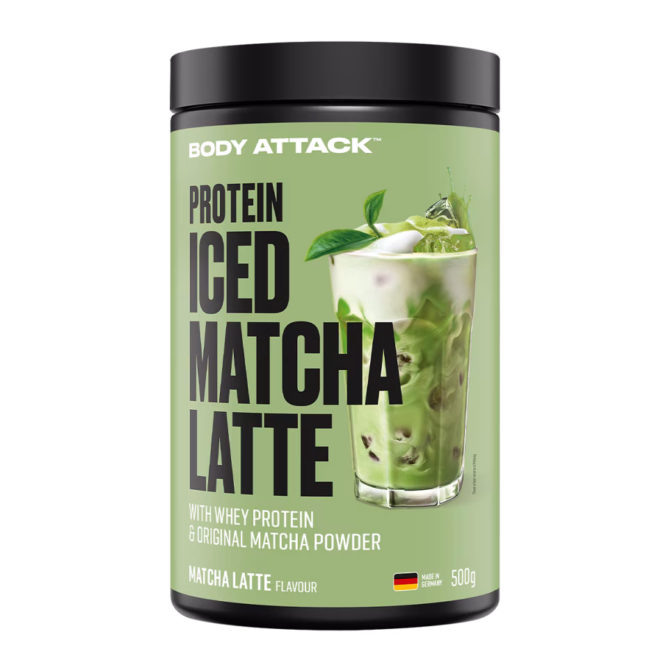 Body Attack Protein Iced Matcha Latte (500g Dose)