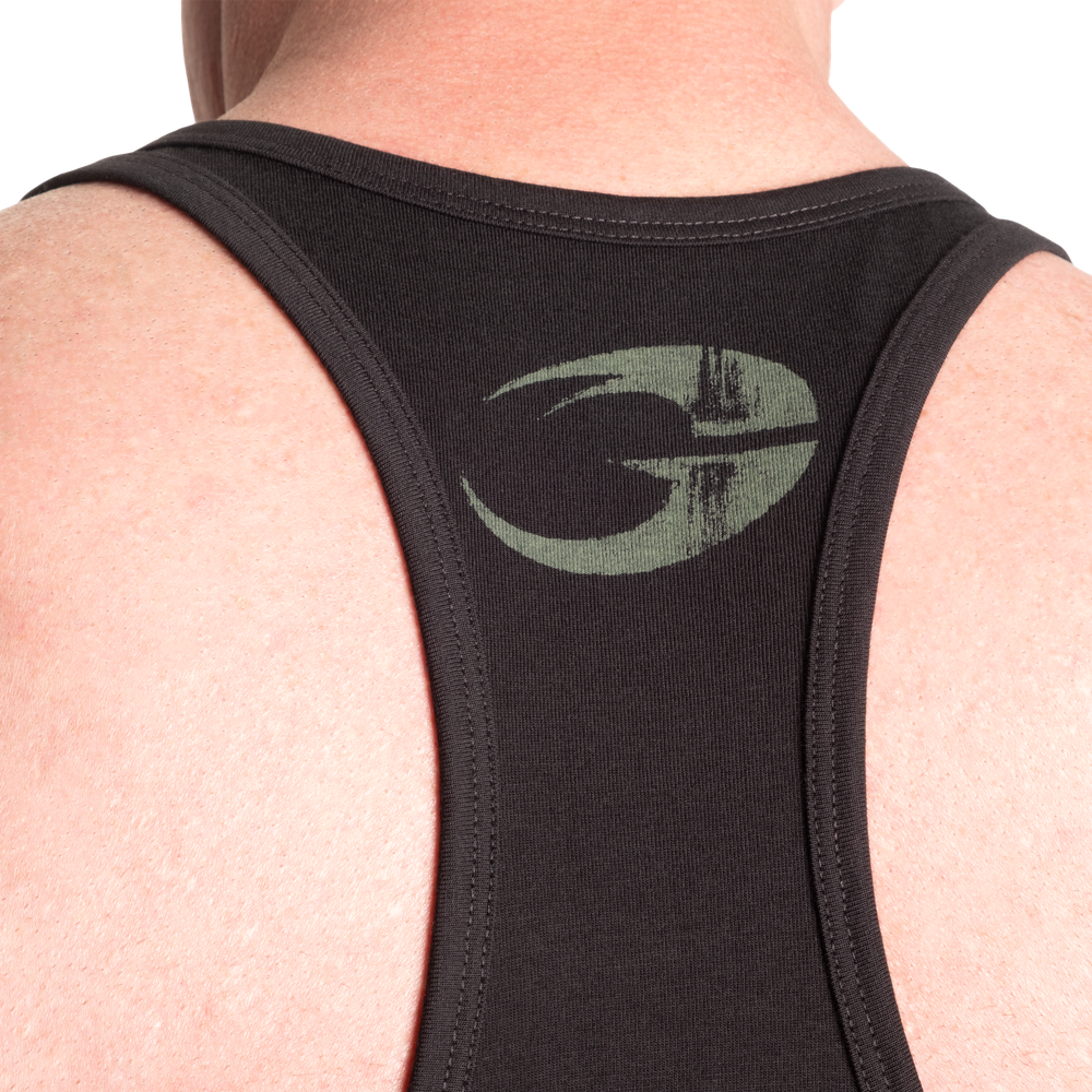 GASP Essential T-Back - Black/Green