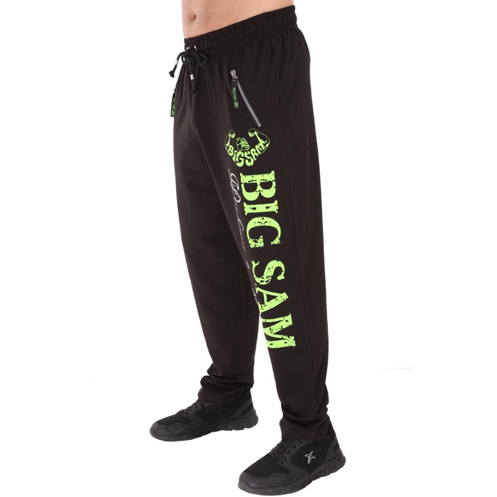 Big Sam Baggy Track Body Pants Black 1091